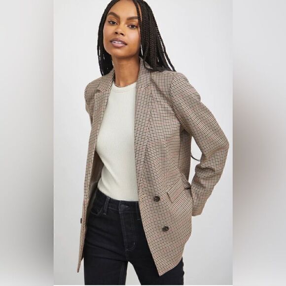 Rails Stanton Cambridge Plaid Two Button Blazer XL. NWT - Picture 1 of 9